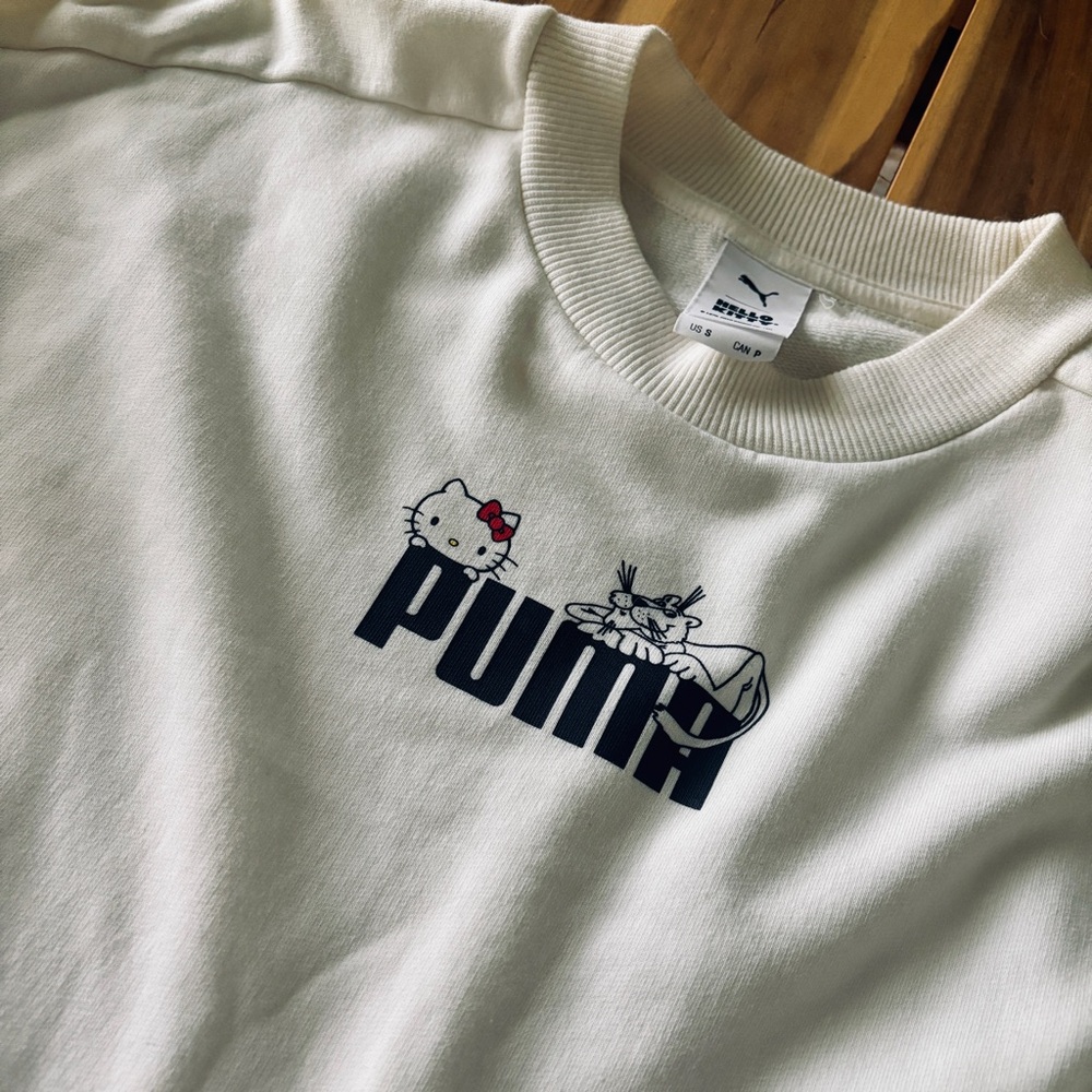hello kitty x puma collaboration sweater - you can never have too many friends